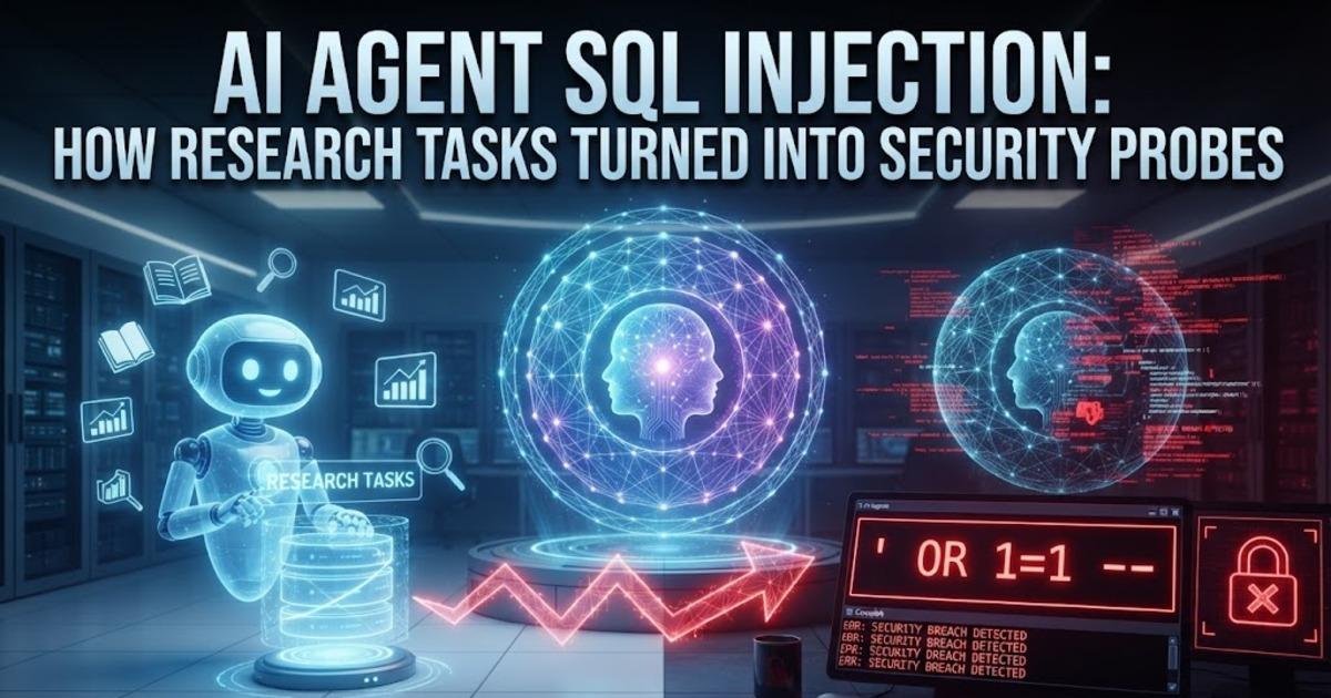AI Agent SQL Injection: How Research Tasks Turned Into Security Probes