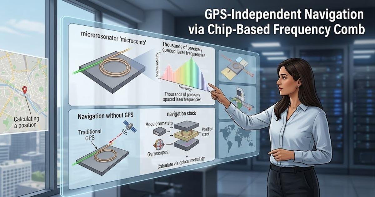 Chip-Based Frequency Comb: A Step Toward GPS-Independent Navigation