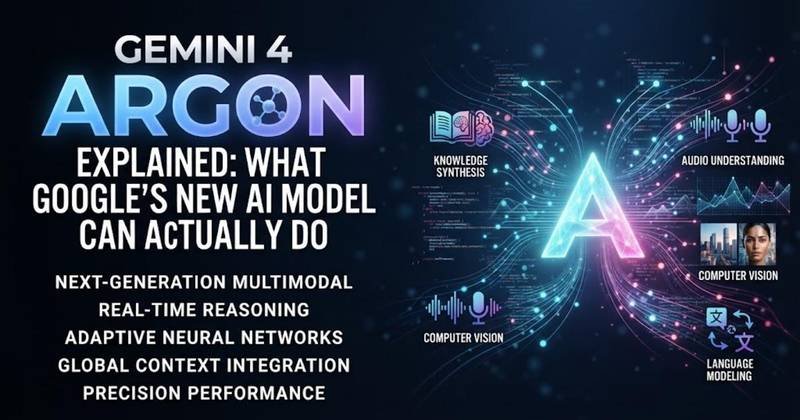 Gemini 4 Argon Explained: What Google’s New AI Model Can Actually Do