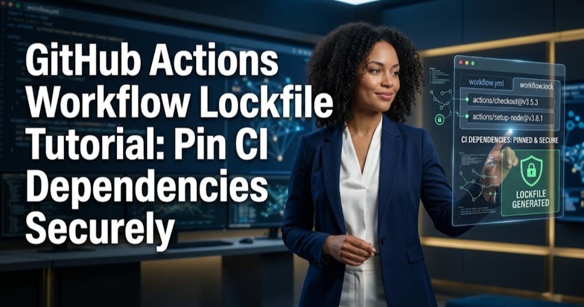 GitHub Actions Workflow Lockfile Tutorial: Pin CI Dependencies Securely