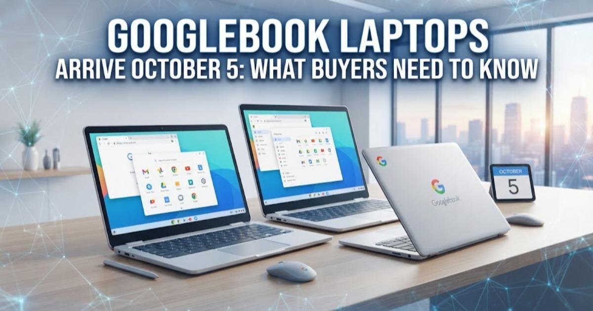 Googlebook Laptops Arrive October 5: What Buyers Need to Know