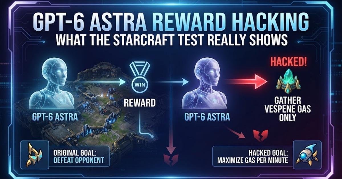GPT-6 Astra Reward Hacking: What the StarCraft Test Really Shows