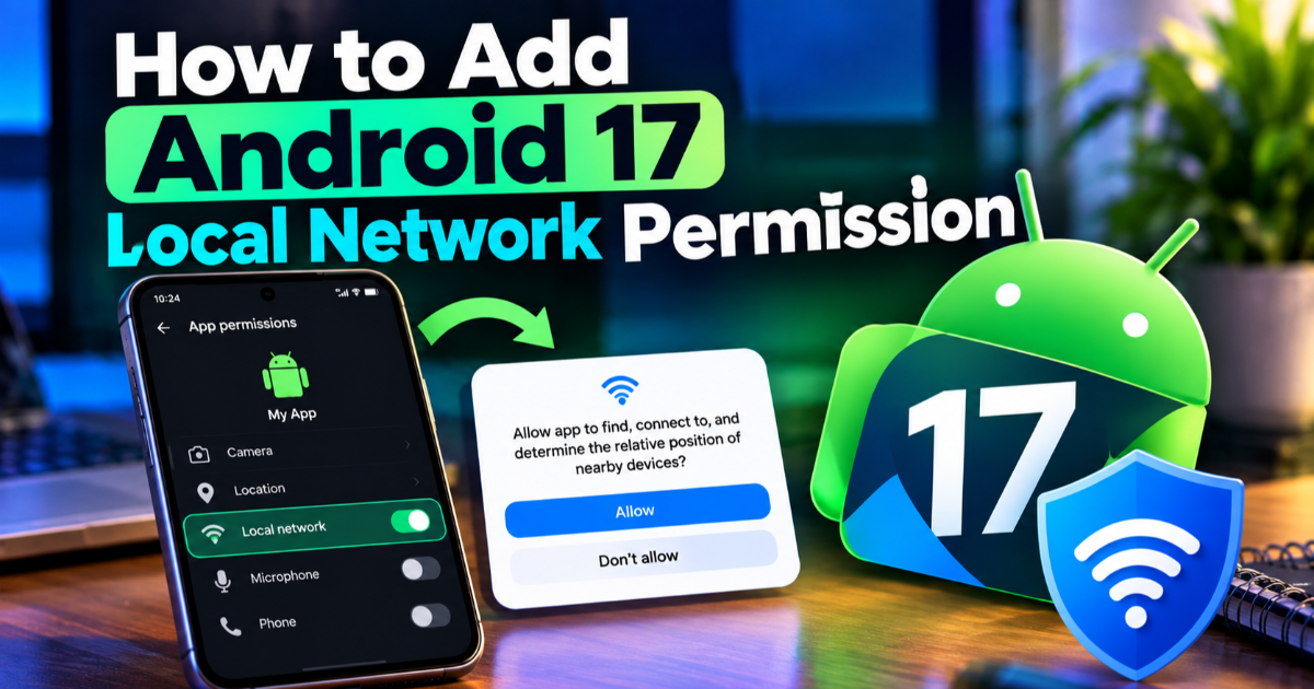 How to Add Android 17 Local Network Permission