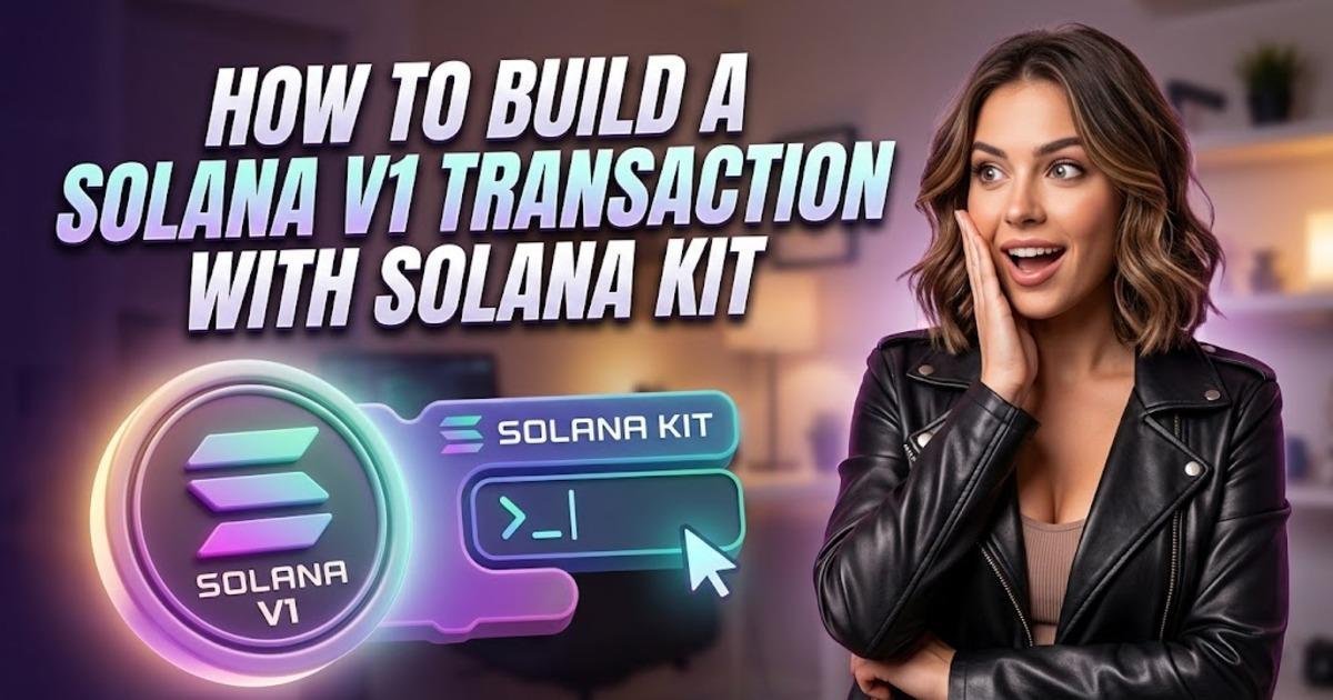 How to Build a Solana V1 Transaction With Solana Kit