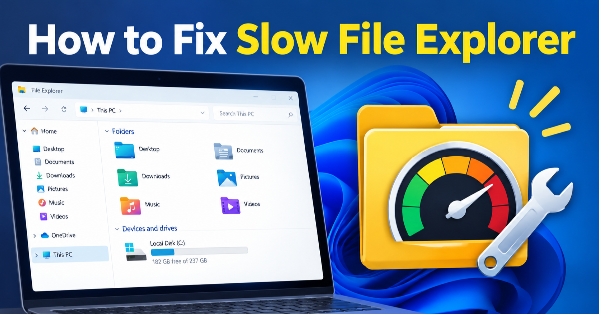 How to Fix Slow File Explorer in Windows 11