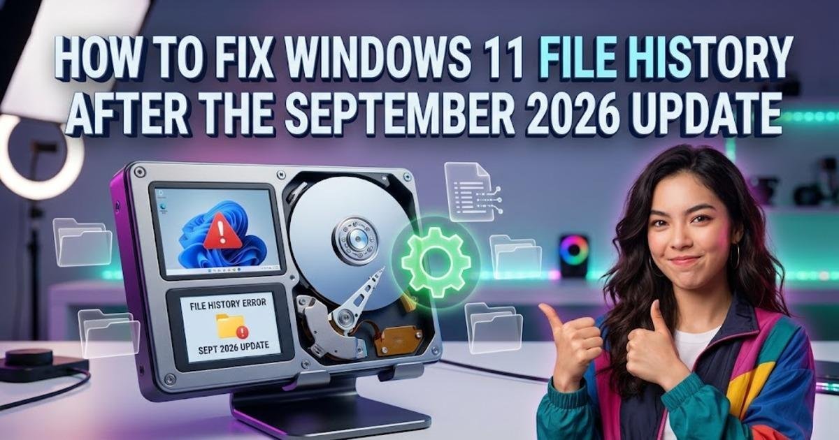 How to Fix Windows 11 File History After the September 2026 Update