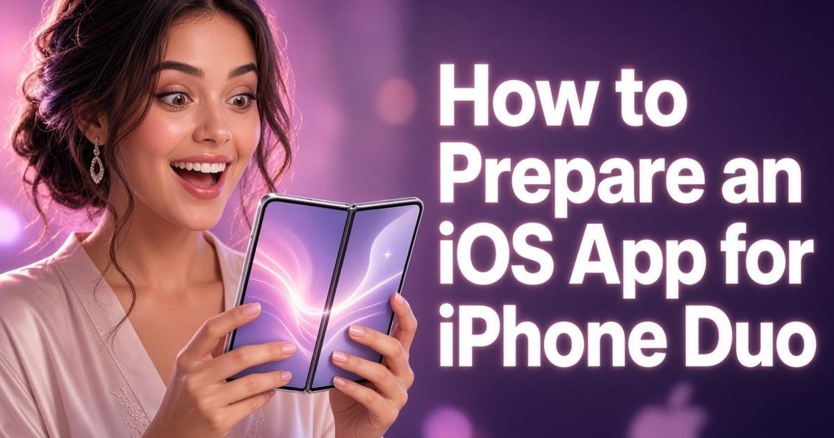 How to Prepare an iOS App for iPhone Duo