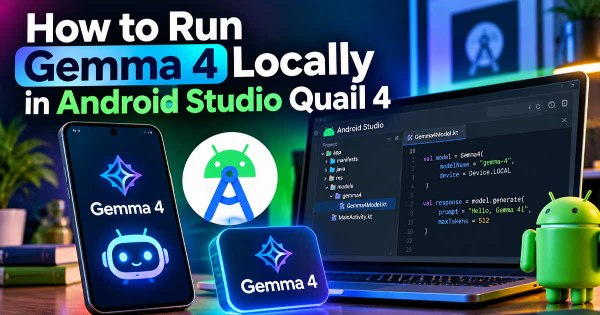 How to Run Gemma 4 Locally in Android Studio Quail 4