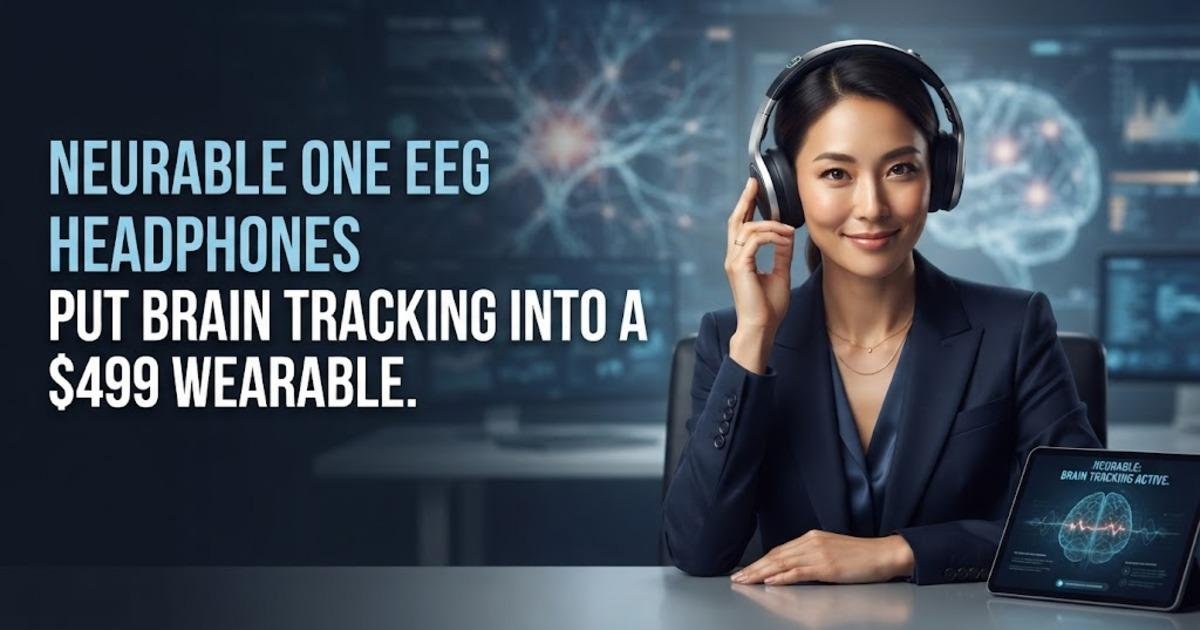 Neurable One EEG Headphones Put Brain Tracking Into a $499 Wearable