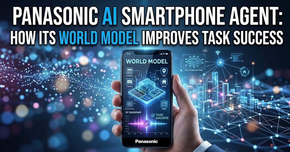 Panasonic AI Smartphone Agent: How Its World Model Improves Task Success