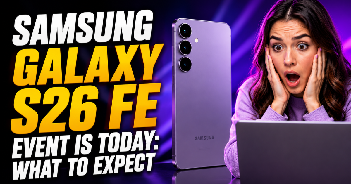 Samsung Galaxy S26 FE Event Is Today: What to Expect