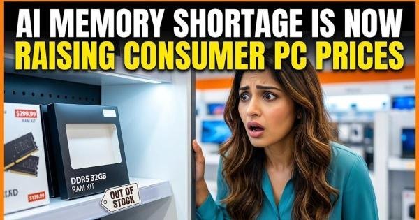 AI Memory Shortage Is Now Raising Consumer PC Prices