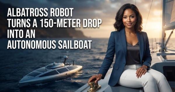 ALBATROSS Robot Turns a 150-Meter Drop Into an Autonomous Sailboat