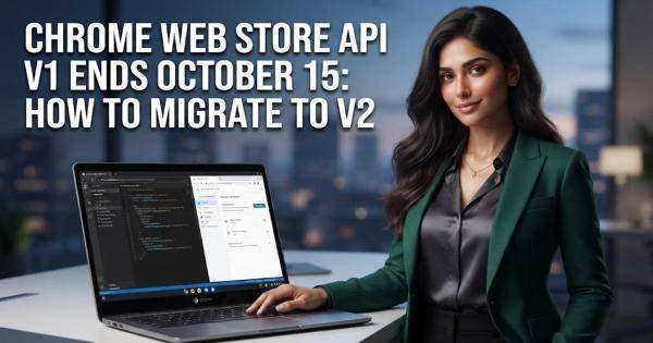 Chrome Web Store API V1 Ends October 15: How to Migrate to V2