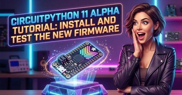 CircuitPython 11 Alpha Tutorial: Install and Test the New Firmware