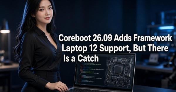 Coreboot 26.09 Adds Framework Laptop 12 Support, But There Is a Catch
