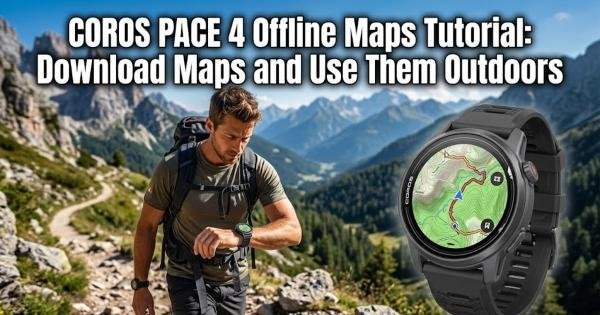 COROS PACE 4 Offline Maps Tutorial: Download Maps and Use Them Outdoors