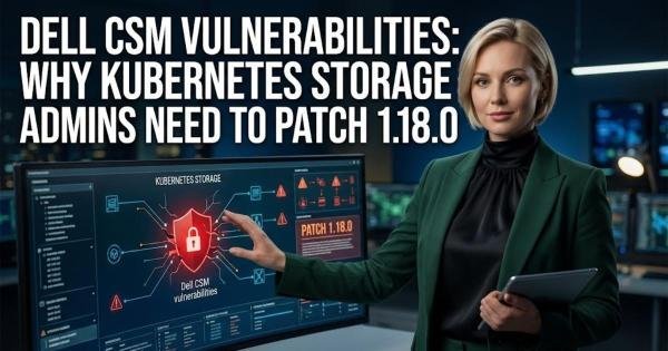 Dell CSM vulnerabilities: Why Kubernetes Storage Admins Need to Patch 1.18.0