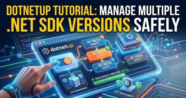 dotnetup Tutorial: Manage Multiple.NET SDK Versions Safely