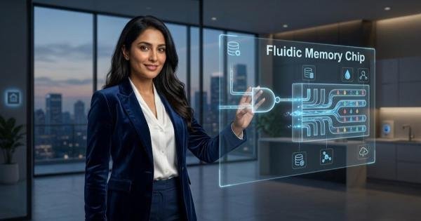 Fluidic Memory Chip: How Flowing Water Can Store Information