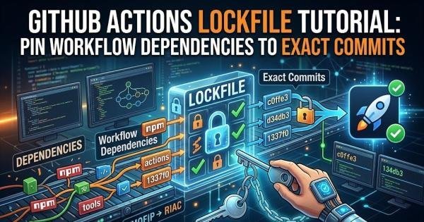 GitHub Actions Lockfile Tutorial: Pin Workflow Dependencies to Exact Commits