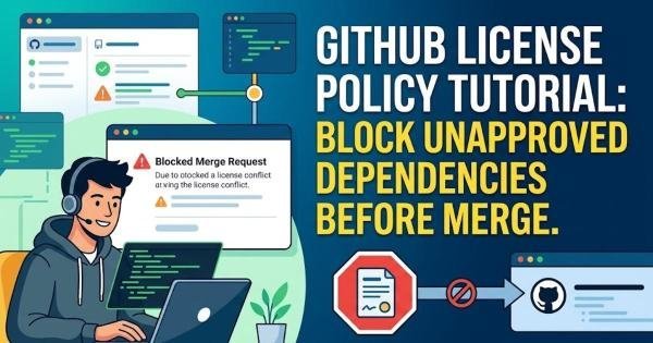GitHub License Policy Tutorial: Block Unapproved Dependencies Before Merge