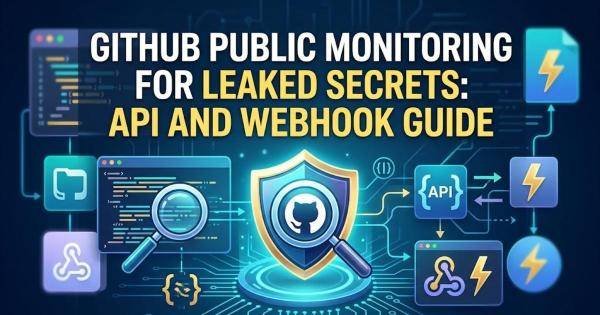 GitHub Public Monitoring for Leaked Secrets: API and Webhook Guide