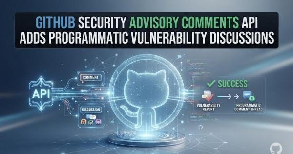GitHub Security Advisory Comments API Adds Programmatic Vulnerability Discussions