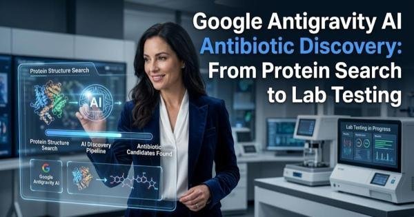 Google Antigravity AI Antibiotic Discovery: From Protein Search to Lab Testing