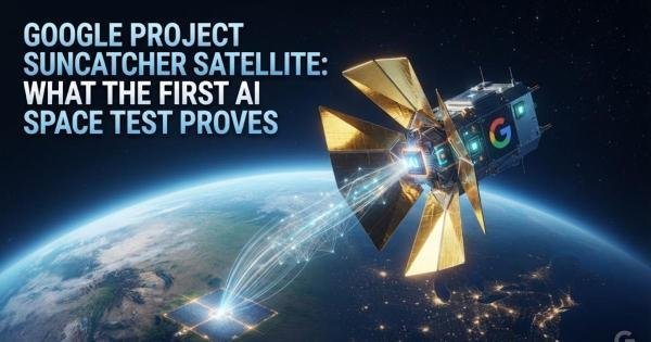 Google Project Suncatcher Satellite: What the First AI Space Test Proves