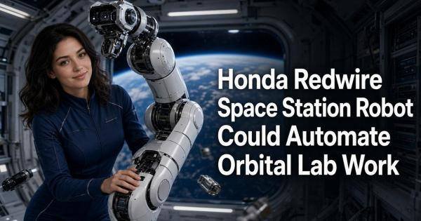 Honda Redwire Space Station Robot Could Automate Orbital Lab Work