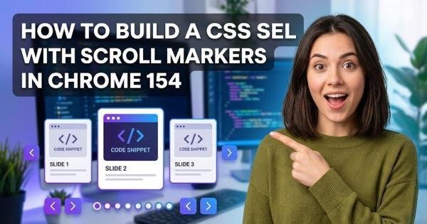 How to Build a CSS Carousel with Scroll Markers in Chrome 154