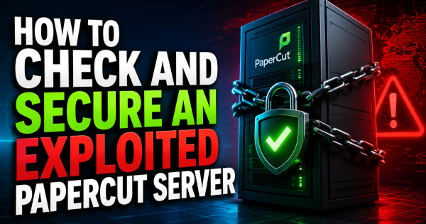 How to Check and Secure an Exploited PaperCut Server
