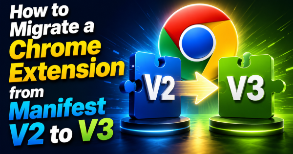 How to Migrate a Chrome Extension from Manifest V2 to V3