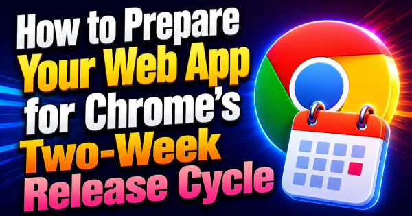 How to Prepare Your Web App for Chrome’s Two-Week Release Cycle