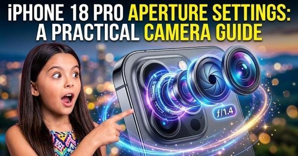 iPhone 18 Pro Aperture Settings: A Practical Camera Guide