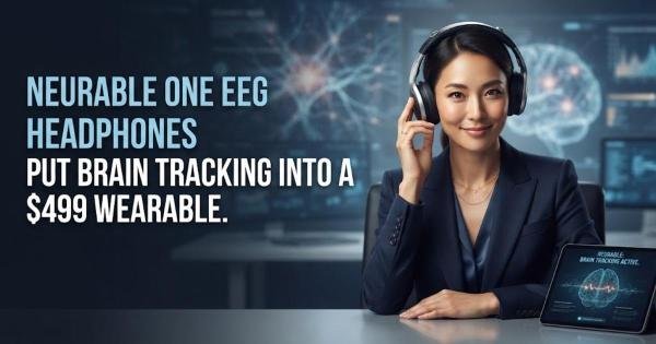 Neurable One EEG Headphones Put Brain Tracking Into a $499 Wearable