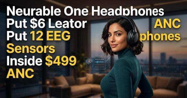 Neurable One Headphones Put 12 EEG Sensors Inside $499 ANC Headphones