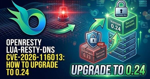 OpenResty lua-resty-dns CVE-2026-116013: How to Upgrade to 0.24