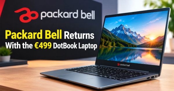 Packard Bell Returns With the β¬499 DotBook Laptop