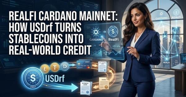 RealFi Cardano Mainnet: How USDrf Turns Stablecoins Into Real-World Credit