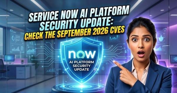 ServiceNow AI Platform Security Update: Check the September 2026 CVEs