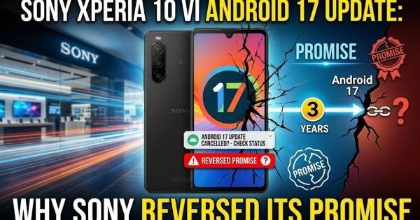 Sony Xperia 10 VI Android 17 Update: Why Sony Reversed Its Promise