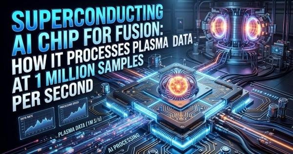 Superconducting AI Chip for Fusion: How It Processes Plasma Data at 1 Million Samples per Second