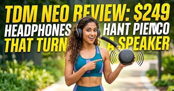 TDM Neo Review: $249 Headphones That Turn Into a Speaker