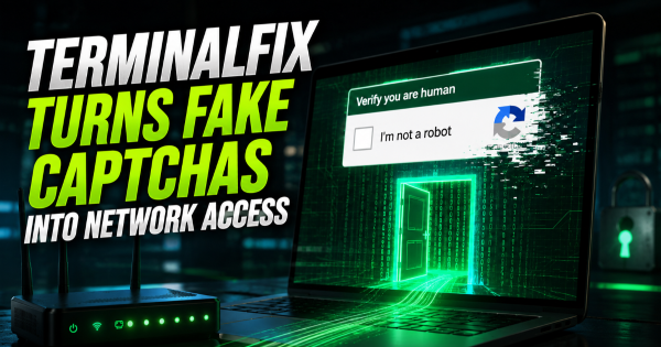 TerminalFix Turns Fake CAPTCHAs Into Network Access