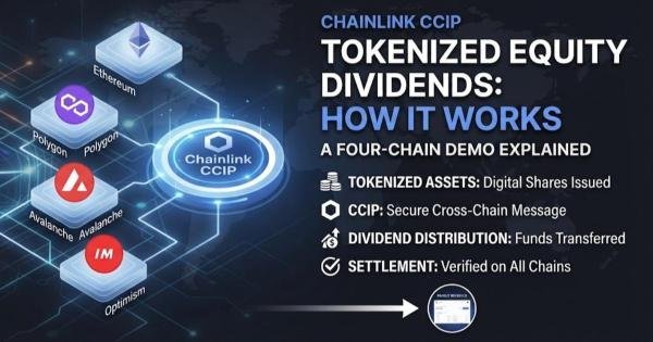 Tokenized Equity Dividends: How Chainlink's Four-Chain Demo Works