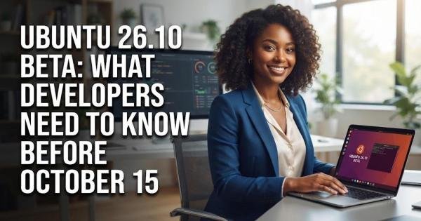 Ubuntu 26.10 Beta: What Developers Need to Know Before October 15