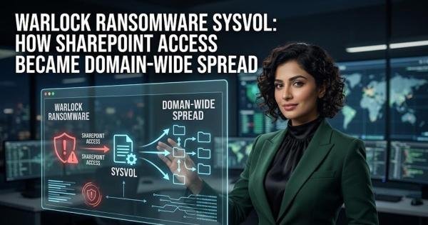 Warlock ransomware SYSVOL: How SharePoint Access Became Domain-Wide Spread