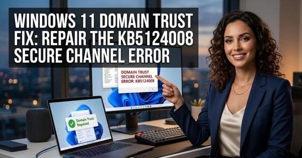 Windows 11 Domain Trust Fix: Repair the KB5124008 Secure Channel Error